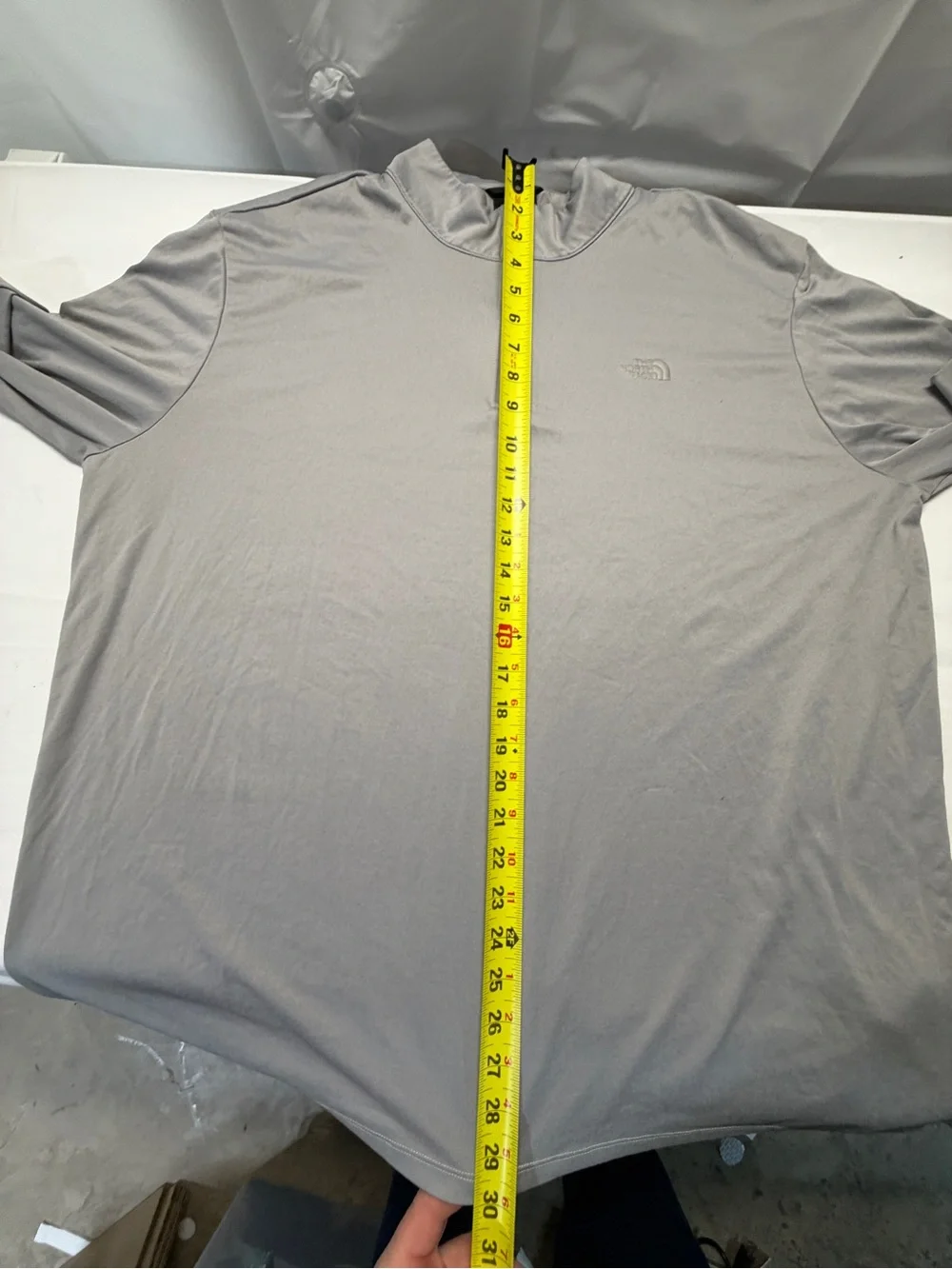 The North Face Gray‎ 1/4 Zip Pullover